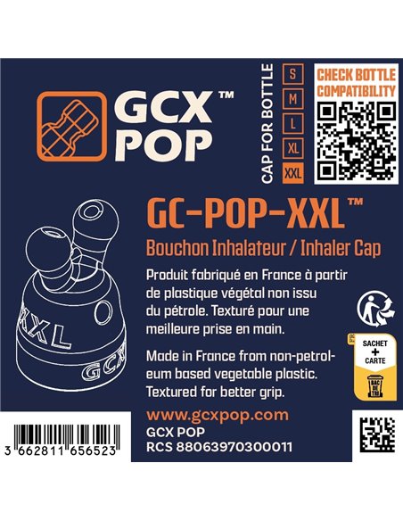 Bouchon Inhalateur d'Arôme GC-POP™ Taille XXL