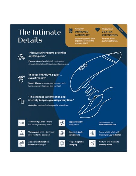 Womanizer Premium 2 - Bleu