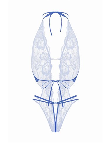 Body string ouvert Renee bleu - Christine