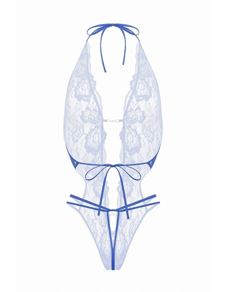 Body string ouvert Renee bleu - Christine