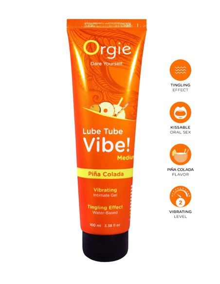 Lubrifiant Lube Tube Vibe (Medium) Pina Colada 100ml