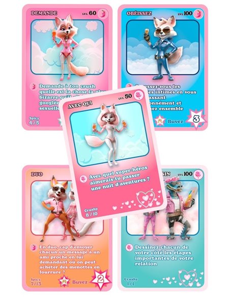 Le Jeu d'Apéro pour Couple - Drunky Crush