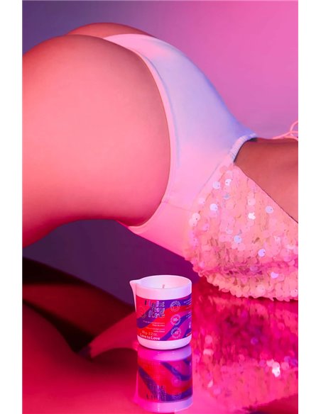 Bougie de massage Fleur de lotus - Love to Love