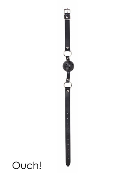 Gag Ball noir - Ouch!