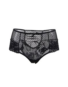 Tanga sexy noir à laçage 2