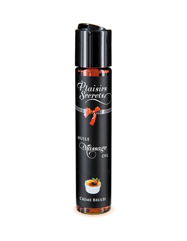 Huile de massage gourmande - Crème Brulée