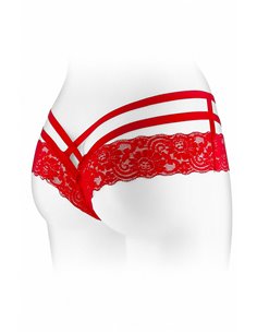 Tanga ouvert Anne - rouge 2