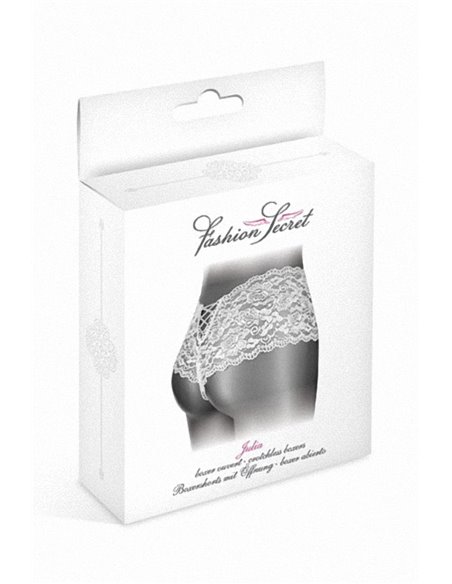 Boxer ouvert Julia - blanc