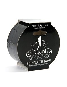 Ruban de bondage 20 m - noir 2