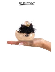 Mini canard vibrant Duckie Paris - doré 2