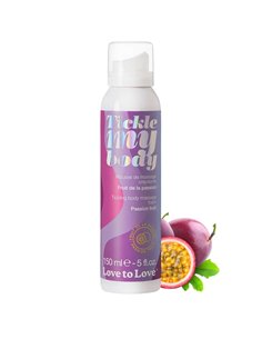 Mousse massage crépitante - fruits de la passion