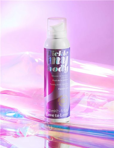 Mousse massage crépitante - fruits de la passion