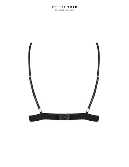 Soutien-gorge triangle dentelle et velours