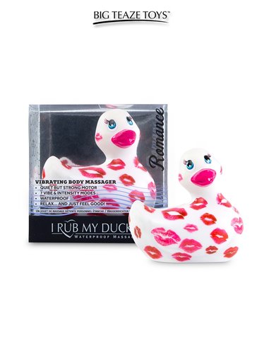 Mini canard vibrant Romance blanc et rose