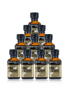 Pack 10 poppers Gold Rush 24 ml