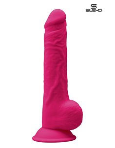 Gode double densité rose 24 cm - Modèle 3