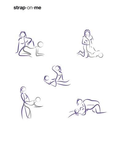 Strap-on-me vibrant violet M