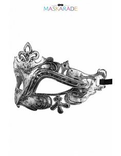 Loup semi-rigide argenté Hamlet 2