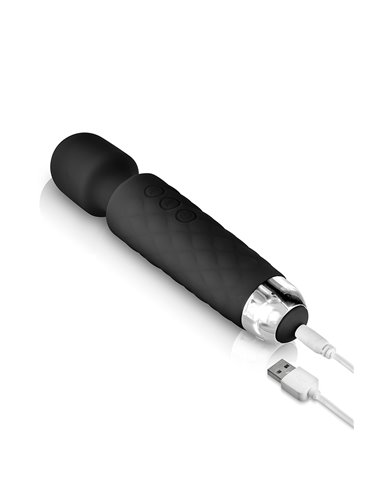 Vibro Love Wand rechargeable noir - Yoba