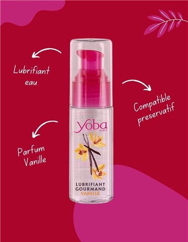 Lubrifiant parfumé vanille 50ml - Yoba