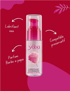 Lubrifiant parfumé barbe à papa 50ml - Yoba 2