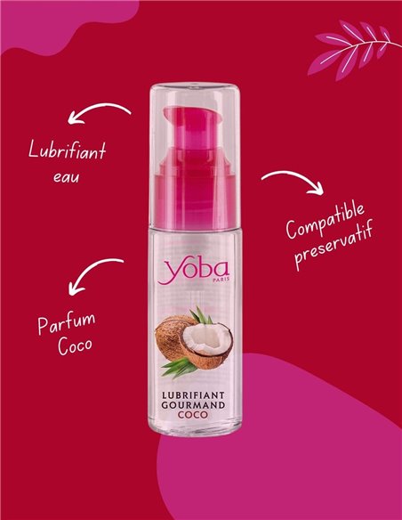 Lubrifiant parfumé noix de coco 50ml - Yoba