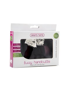 Menottes fourrure Shots - noir 2
