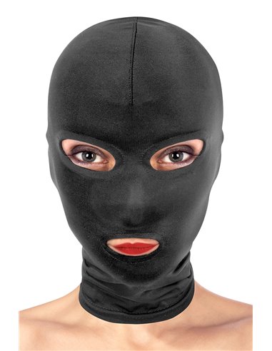 Cagoule BDSM 3 ouvertures - Fetish Tentation