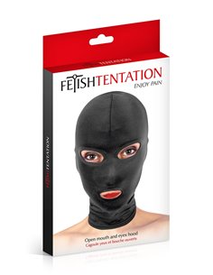 Cagoule BDSM 3 ouvertures - Fetish Tentation 2