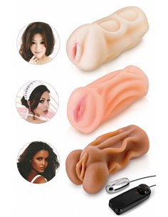 Pack de 3 masturbateurs réalistes United Angels