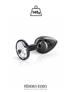 Plug bijou acier noir S - Hidden Eden