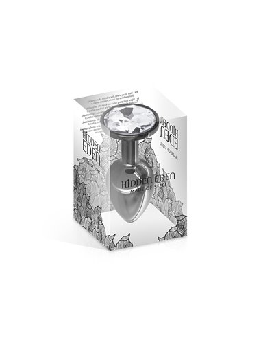 Plug bijou acier noir S - Hidden Eden