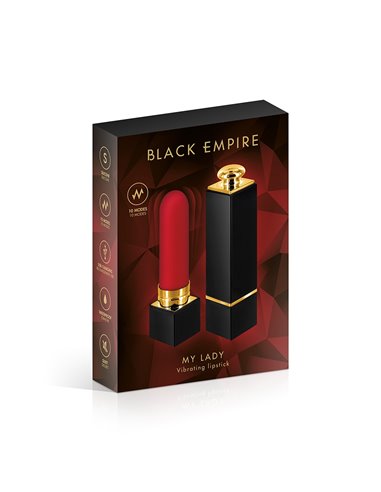 Mini vibro rouge à lèvres My Lady - Black Empire