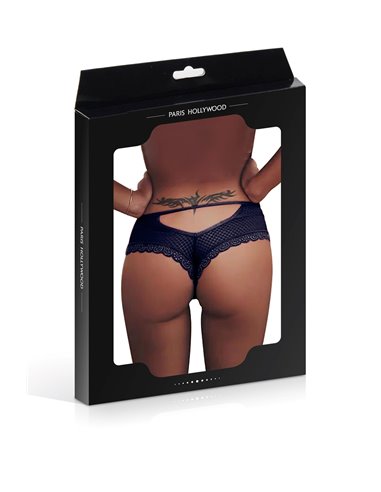 Tanga bleu dentelle - Paris Hollywood
