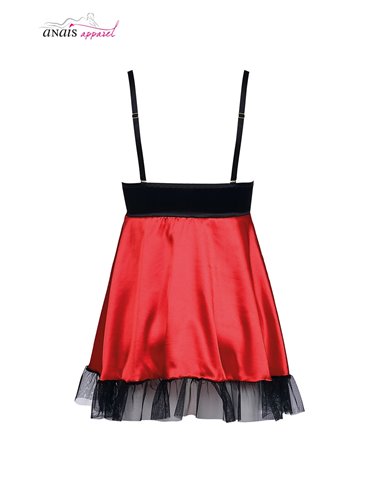 Nuisette dentelle et satin Lisbeth - Anaïs