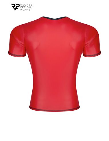 T-shirt wetlook rouge - Regnes