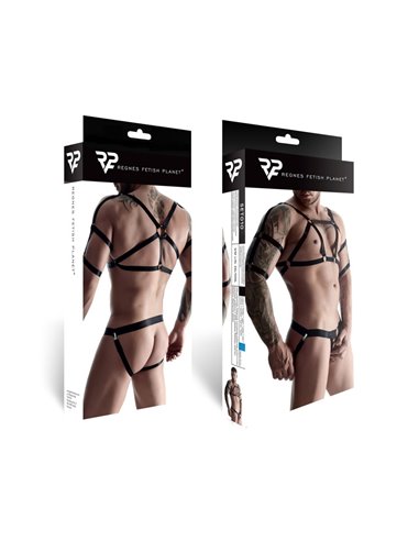 Ensemble harnais et jockstrap ouvert - Regnes