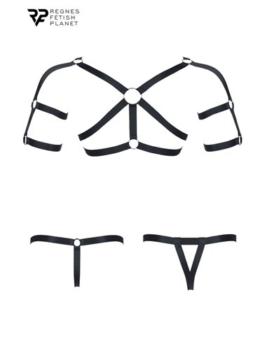 Ensemble harnais et deux strings ouverts - Regnes