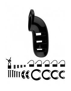 Cage de chasteté 14cm ManCage 06 noir 2
