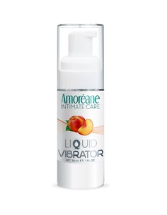 Lubrifiant Liquid Vibrator  Pêche 30ml - Amoreane Med