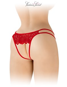 Culotte rouge ouverte Annette - Fashion Secret 2