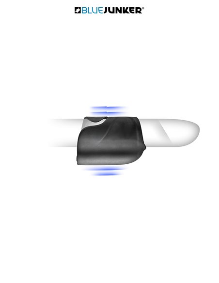 Masturbateur vibrant USB Compact Lines - Blue Junker