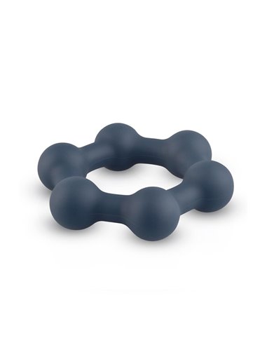 Cockring Hexagonal avec billes en acier - Boners