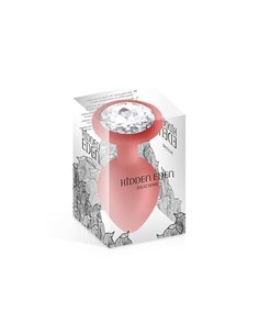 Plug bijou silicone rouge L - Hidden Eden 2