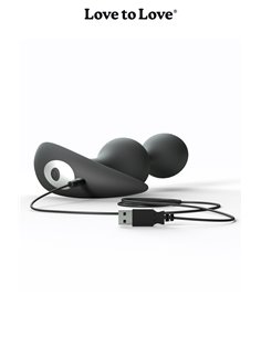 Plug anal vibrant Twinny Bud noir 2