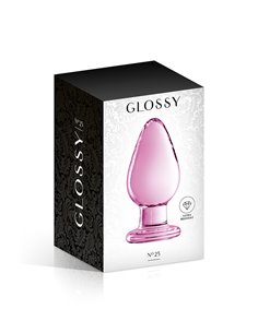 Plug anal verre Glossy Toys n° 25 Pink 2