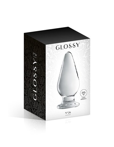 Plug anal verre Glossy Toys n° 26 Clear