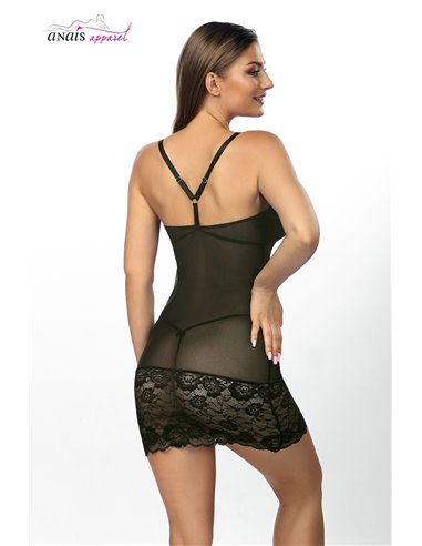 Nuisette tulle et dentelle Lucretia - Anaïs