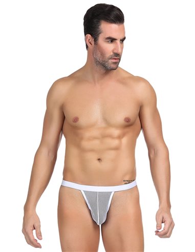String homme blanc résille