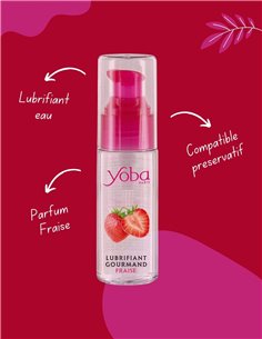 Lubrifiant parfumé fraise 50ml - Yoba 2